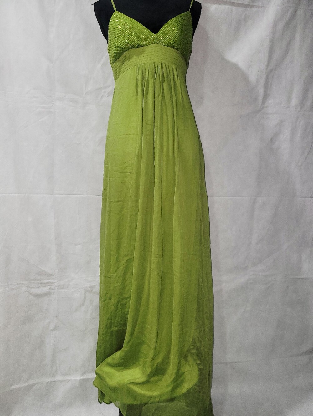 Maria Bianca Nero Beaded Gown sz M